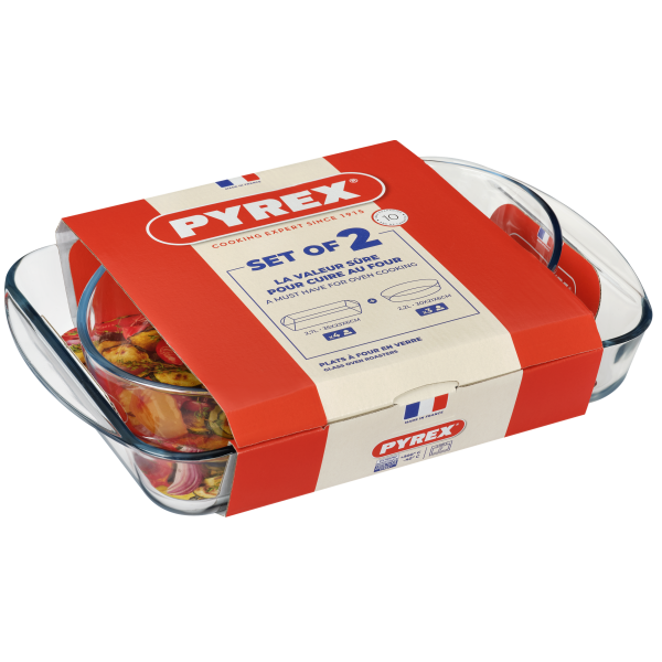 Набір форм для запікання Pyrex, 2 предмети (7092332)