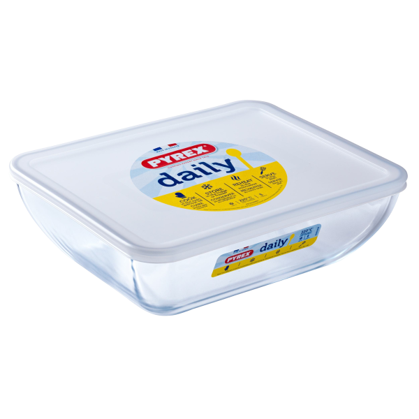 Форма з кришкою Pyrex Daily, 22х17 см (7092346)