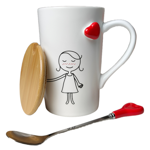 Чашка LED Love Is C, 360 мл (7133176)