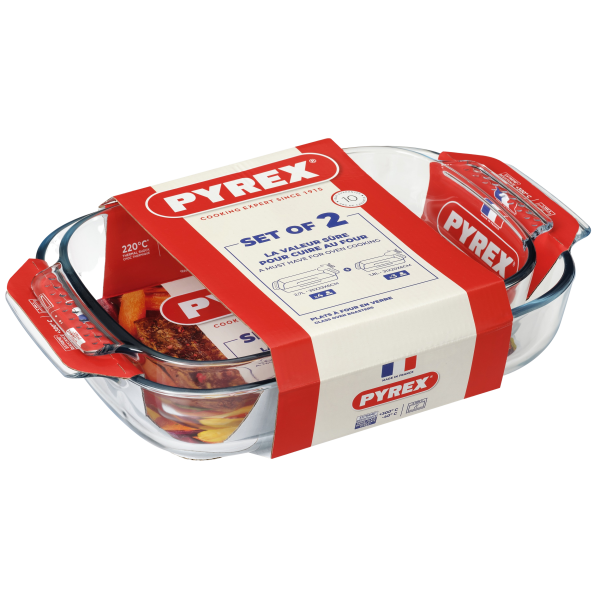 Набір форм для запікання PYREX CLASSIC, 2 шт (6408002)