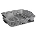 Сушка для посуду Violet House 0757 Ротанг Antracite 48х37.5х9 см (7003019)