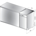 Посудомийна машина Hotpoint Ariston HSFO 3T235 WC X (6521276)