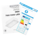 Витяжка Eleyus INDI 700 LED 52 BL (7295162)