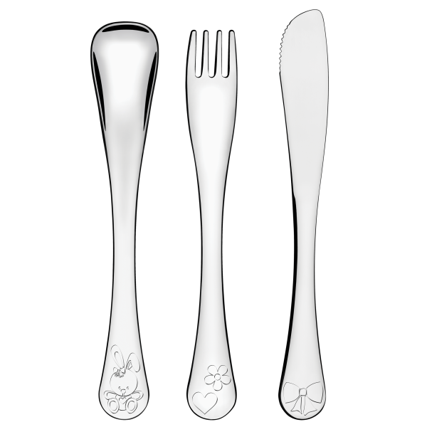 Дитячий набір столових приборів Tramontina Baby Le Petit pink, 3 предмети (6198892)