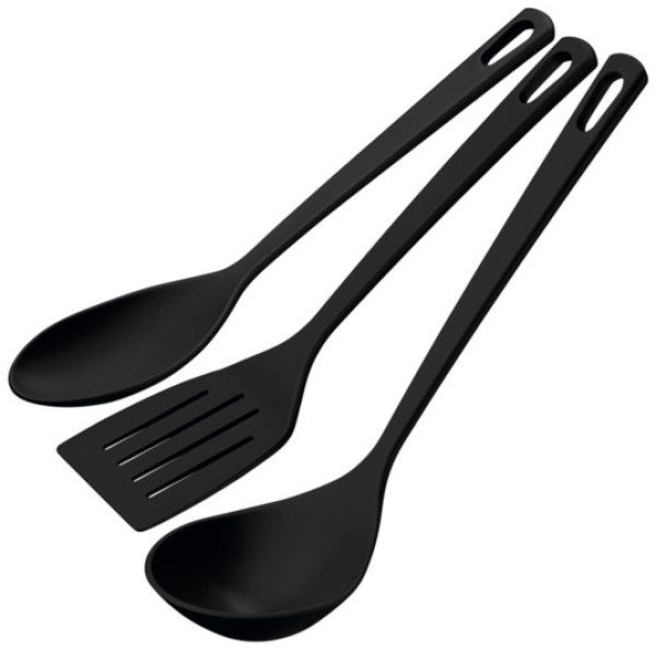 Набір кухонних аксесуарів Tramontina Utilita 3 предмета, чорний (6275404)