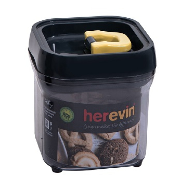 Контейнер Herevin Black and Yelow 0.7 л (161201-582) (6989304)