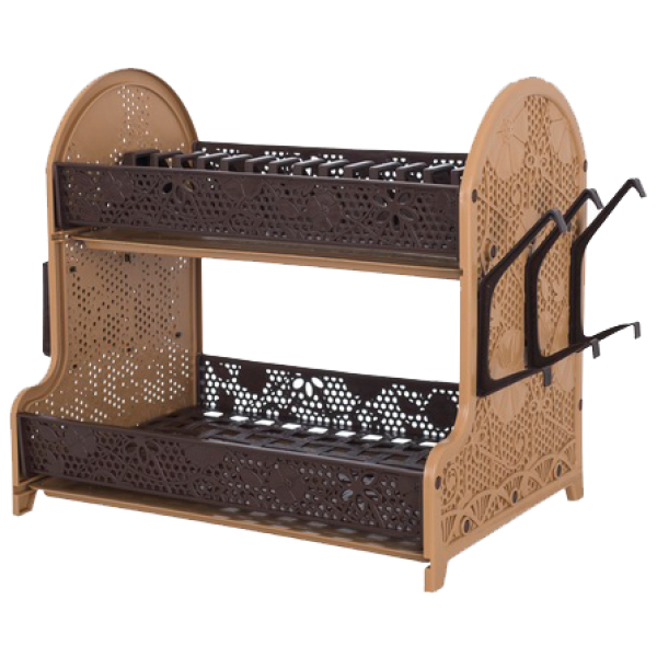 Сушка для посуду Violet House 0414 Ажур BROWN 28х40х38 см (7008631)