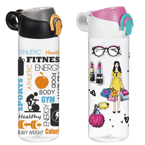 Пляшка для води Herevin PC-013-060-Mix 2025 0.75 л (161686-305) (7140001)