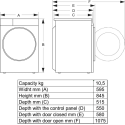 Прально-сушильна машина Hisense WD5I1045BWQ (7304908)
