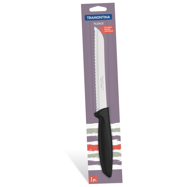 Ніж для хліба Tramontina Plenus black, 178 мм (6366796)