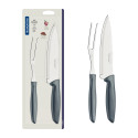 Набір ножів Tramontina Plenus grey, 2 предмети (6740834)
