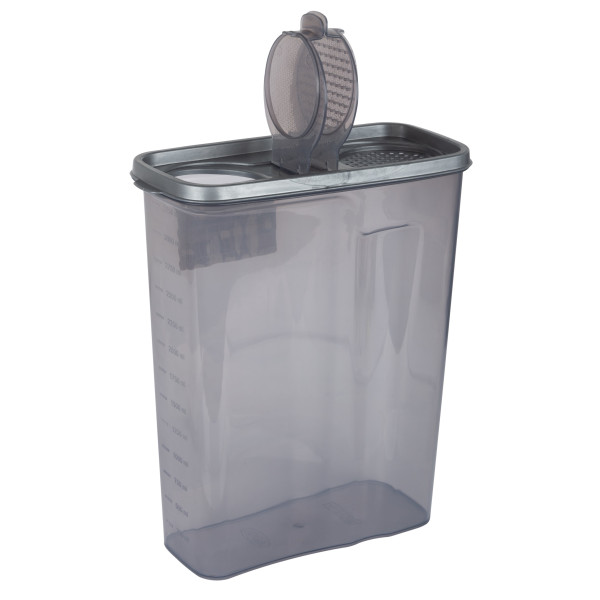 Контейнер для сипучих Violet House 0550 Transparent Black 3.25 л (6859638)