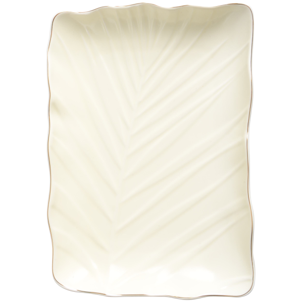 Блюдо Limited Edition Leaf Cream Gold (6990672)