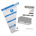 Витяжка Eleyus UNIA 1200 LED 52 BL (6917674)