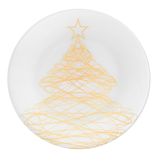 Тарілка Viva NY Tree Gold, 25 см (7109508)