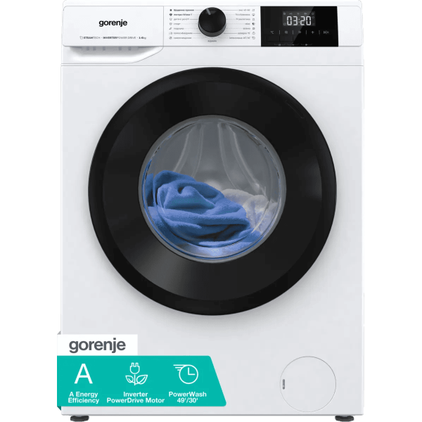 Пральна машина автоматична Gorenje W3NGPI61SAS/UA (7311425)
