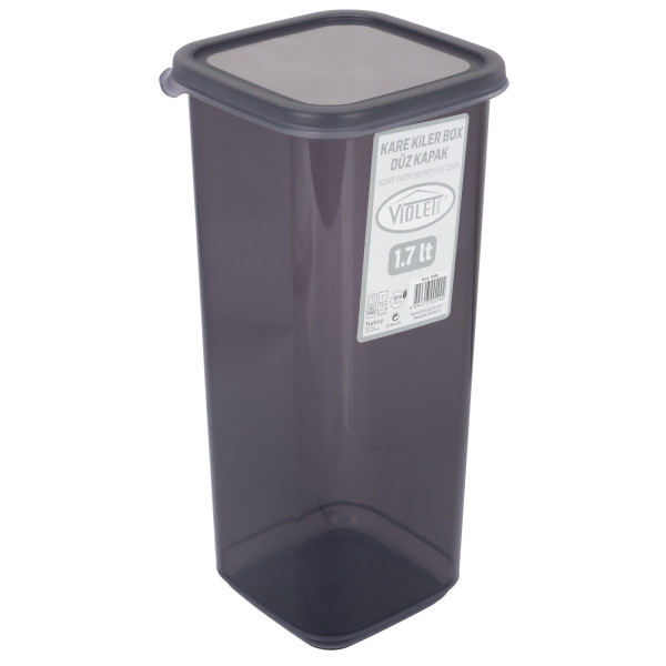 Контейнер для сипучих Violet House 0299 Transparent Black 1.7 л (6859642)