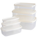 Набір контейнерів Violet House 0496 BEJ 0.3/0.5/0.85/1.35/2/3.15 л (6929427)