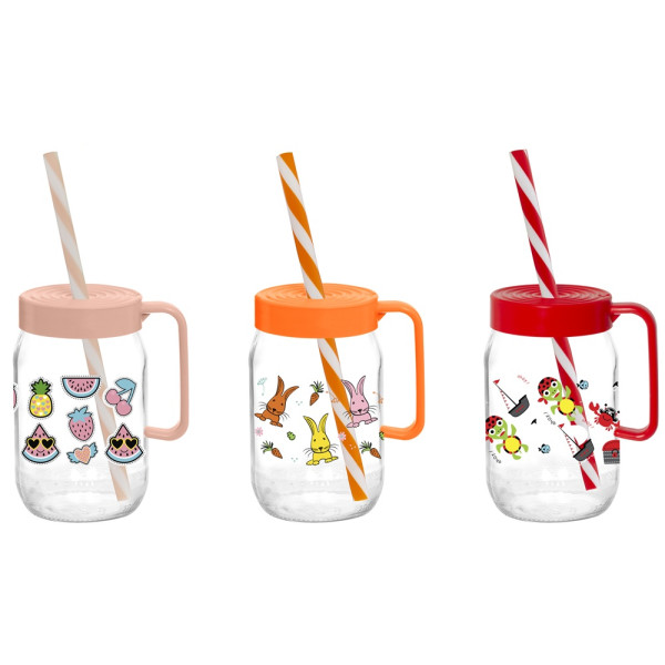 Чашка Herevin Decorated Mug-Mix-Double Colour Straw-SCT 370 мл (111761-300) (7025080)