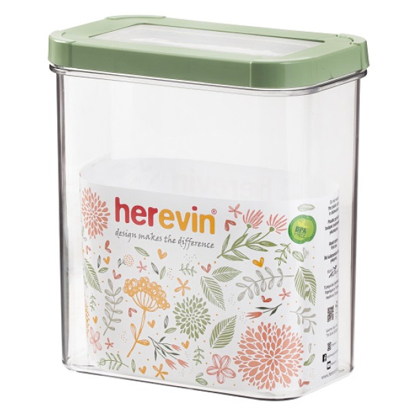 Контейнер HEREVIN Storage Canister-Green-Peach 1.8 л (161207-100) (7077953)