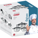 Набір посуду Bravo Chef Safran (6 предметів) (7163547) Б/У