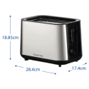 Тостер Russell Hobbs 27390-56 Heaton Brushed 2Slice Toaster (7030835)