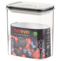 Контейнер HEREVIN Canister-Vacuum Lid-White-Black 1.8 л (161184-000) (7077944)